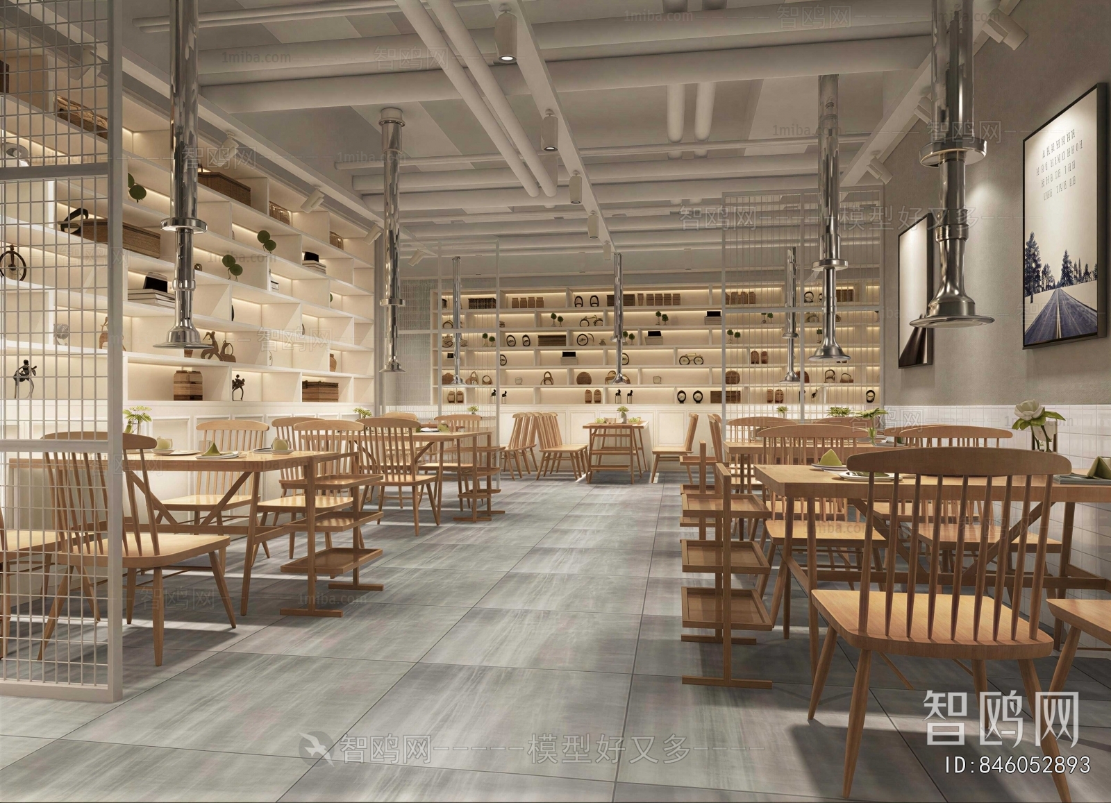 Industrial Style Barbecue Restaurant