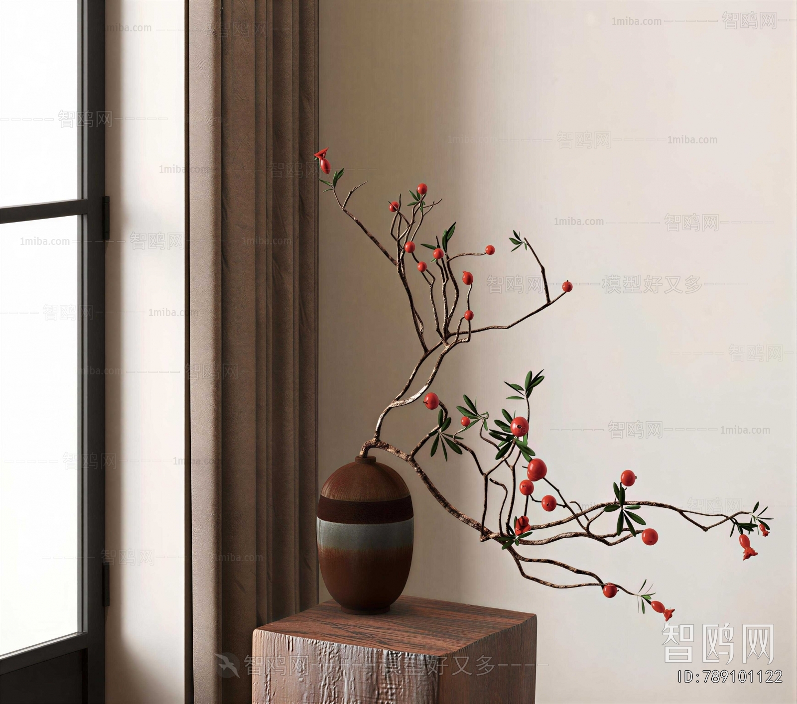 New Chinese Style Flower Arrangement