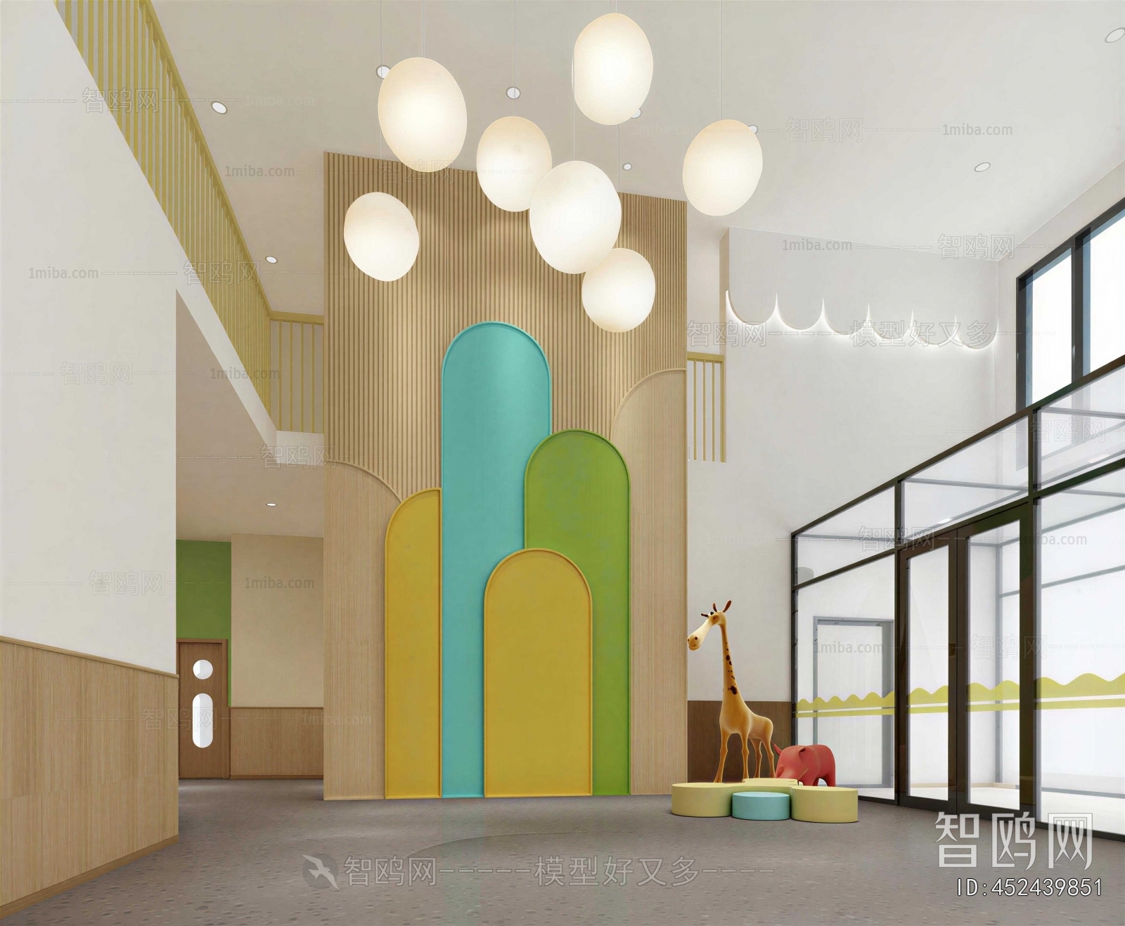 Modern Kindergarten Hall