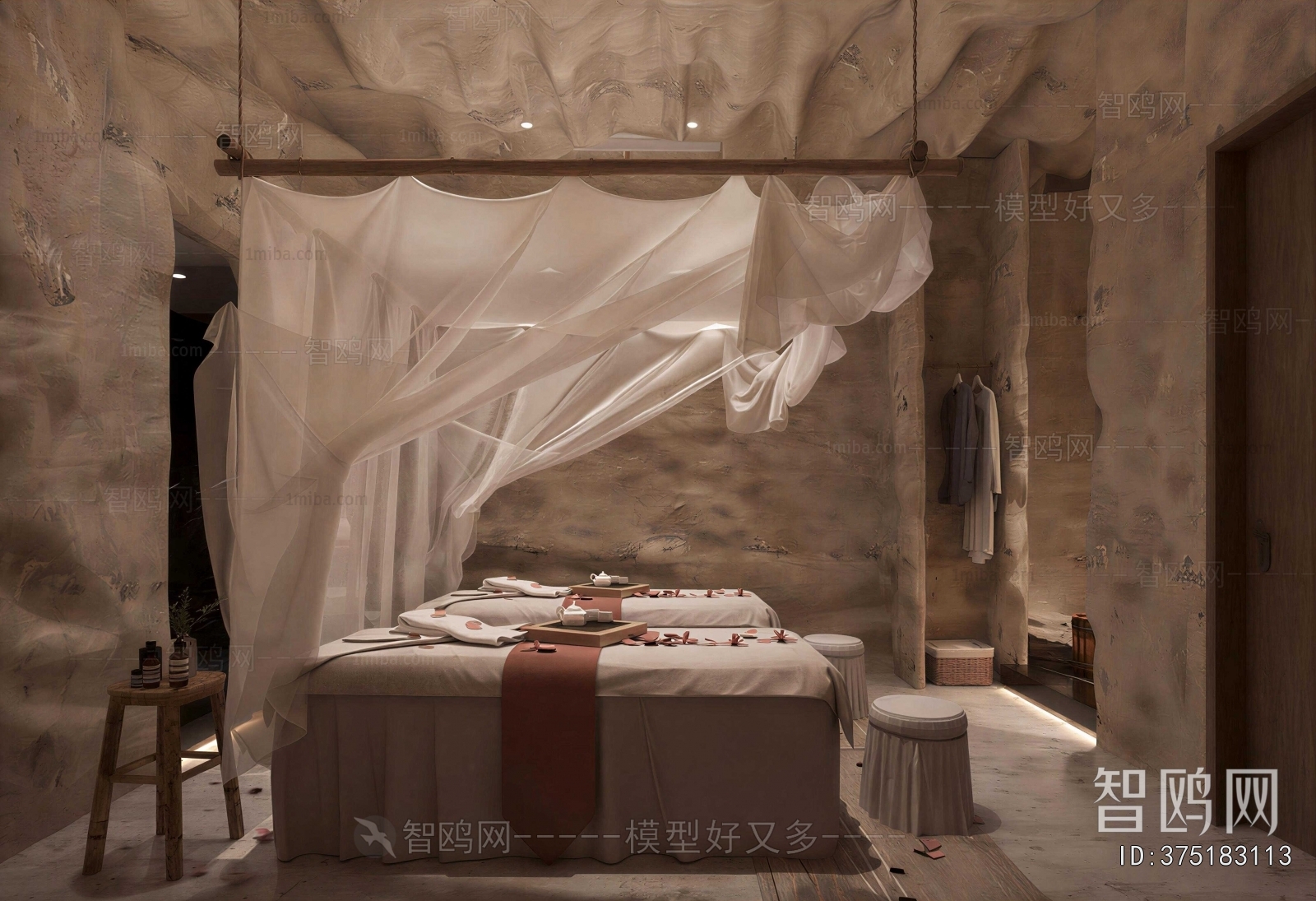 Wabi-sabi Style SPA Beauty