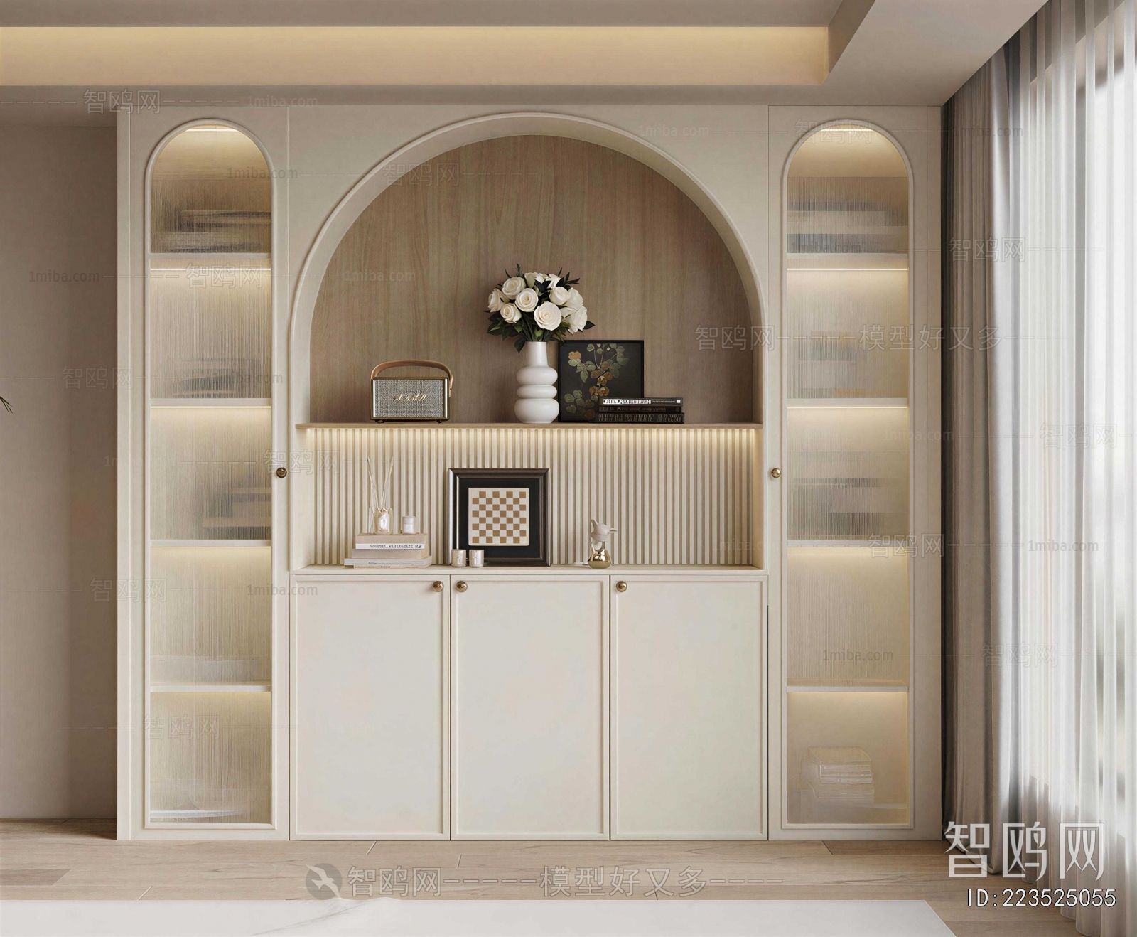 French Style Bookcase