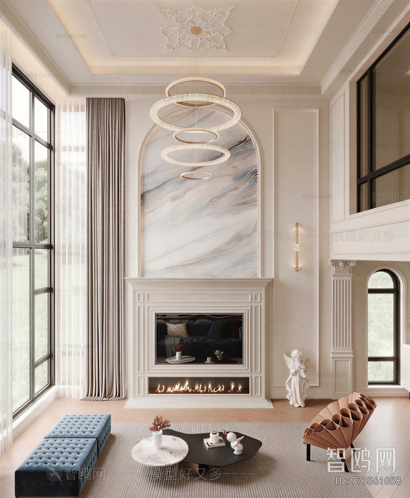 European Style A Living Room