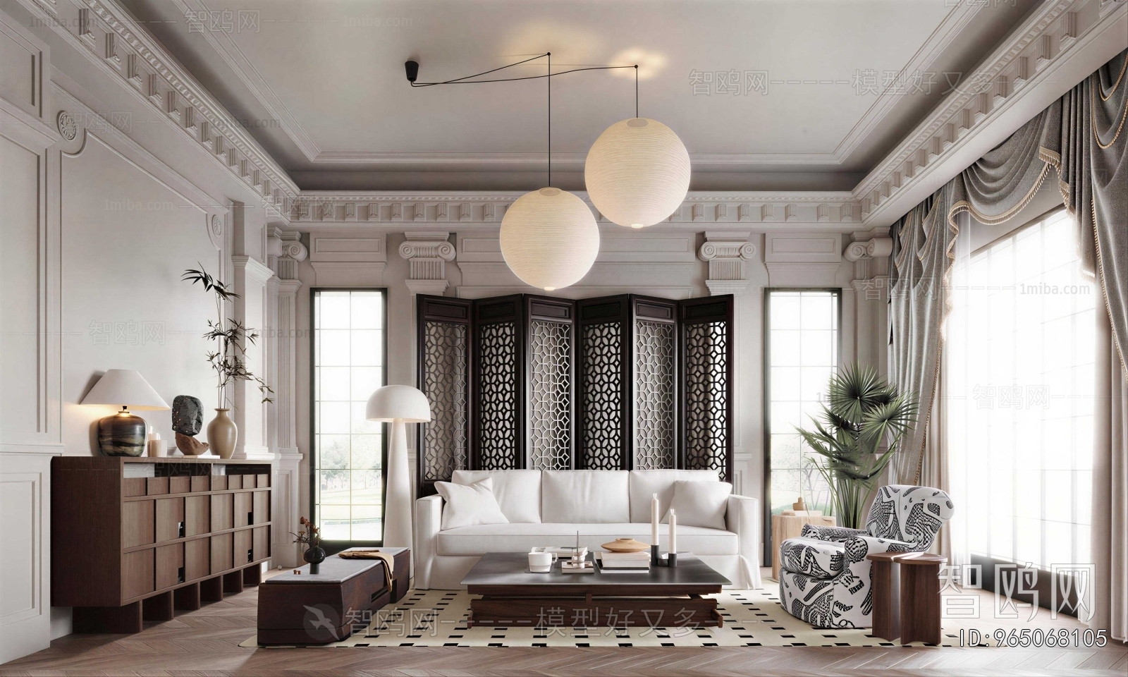 New Classical Style A Living Room