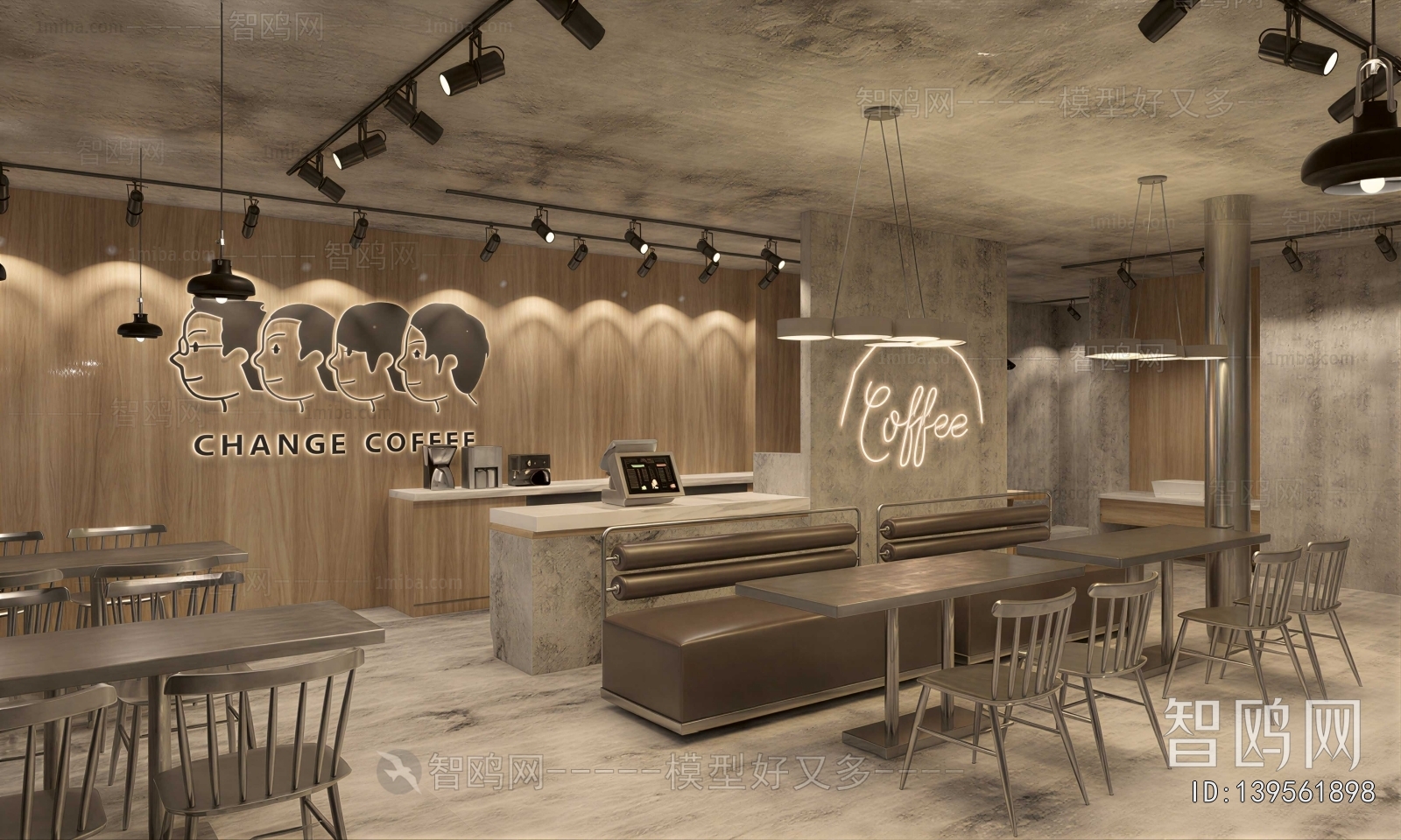Industrial Style Cafe