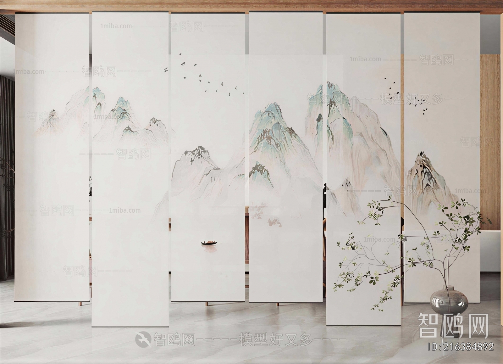 New Chinese Style Door Curtain