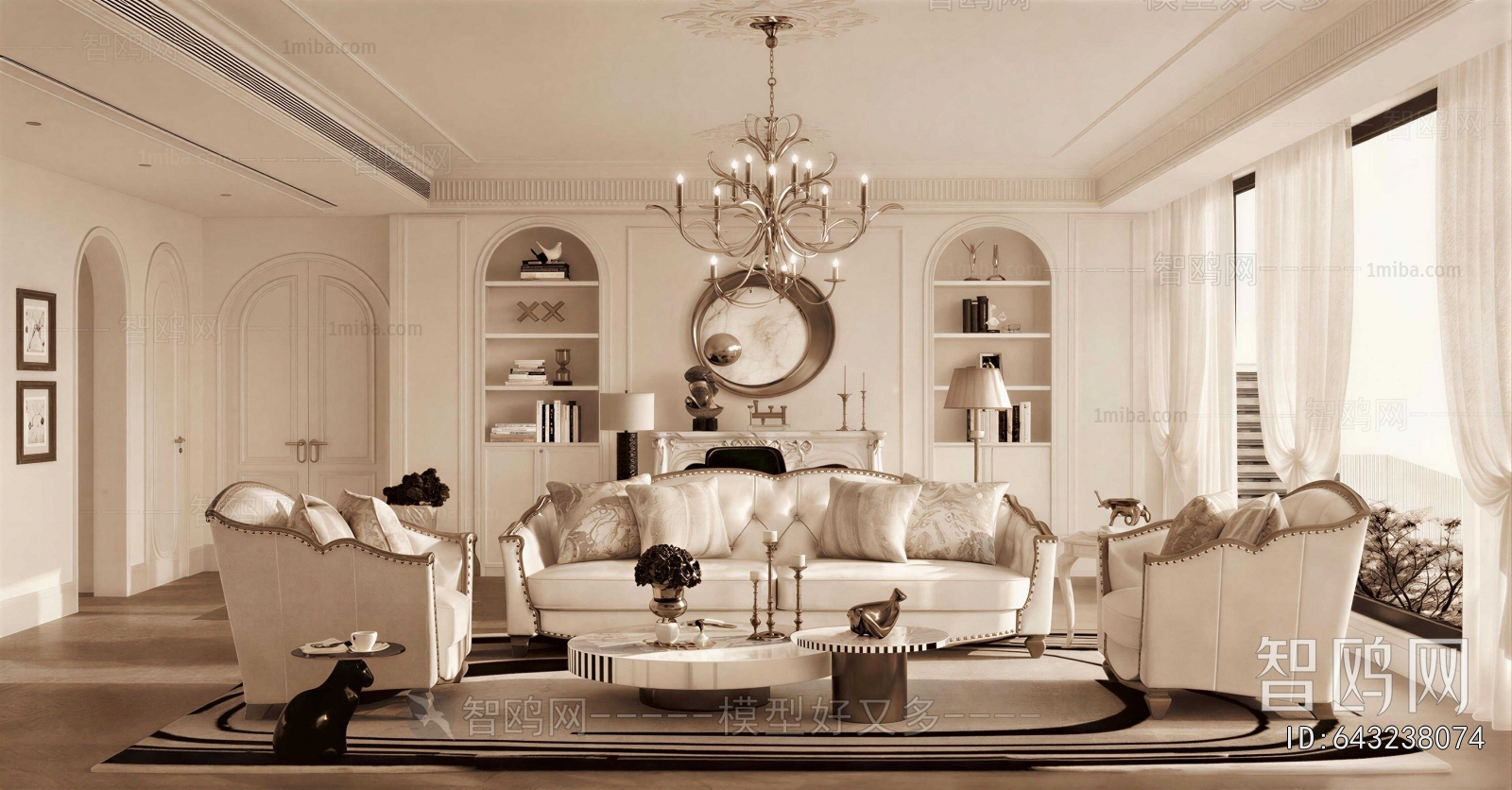 French Style A Living Room