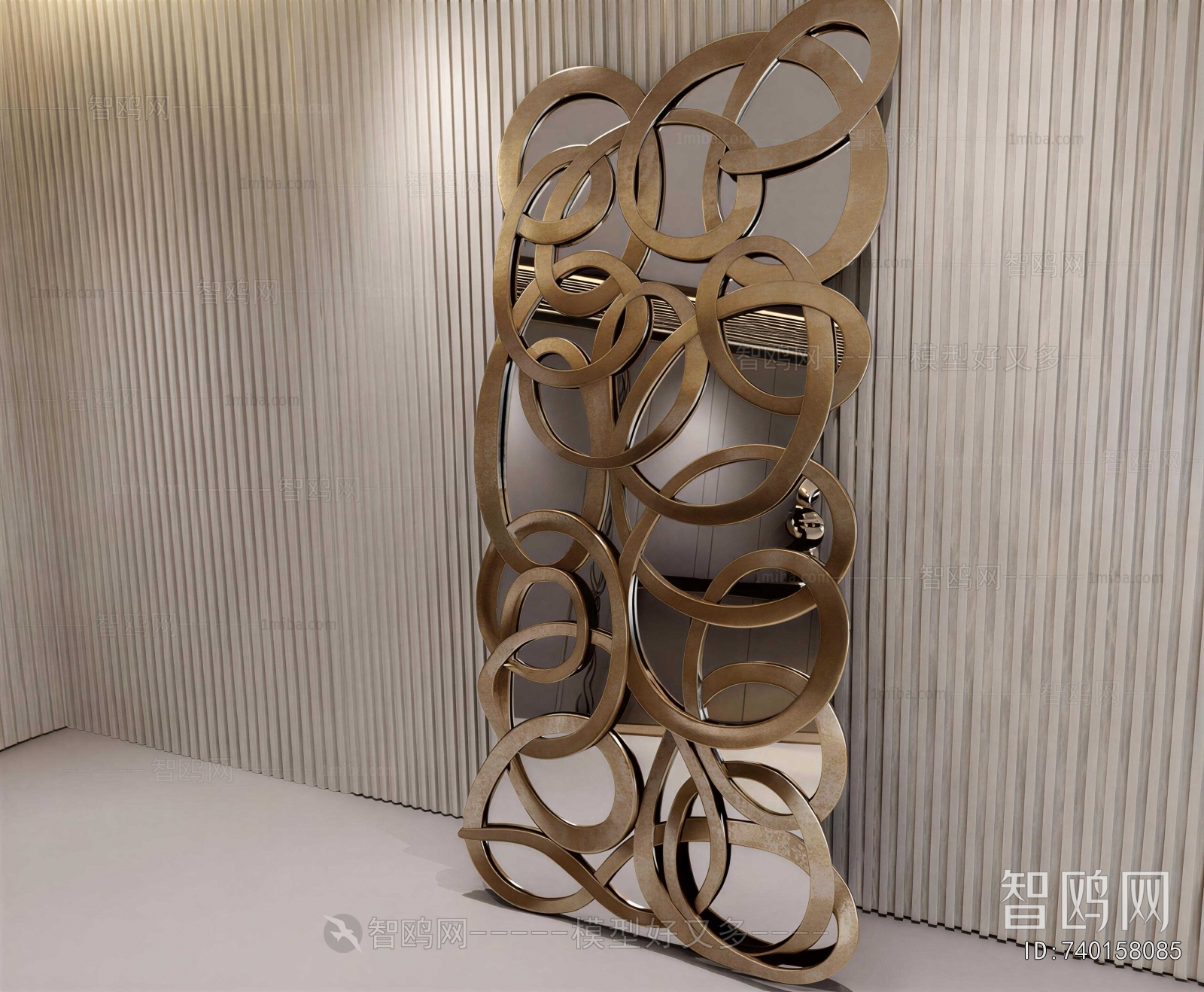 Modern Metal Screen Partition
