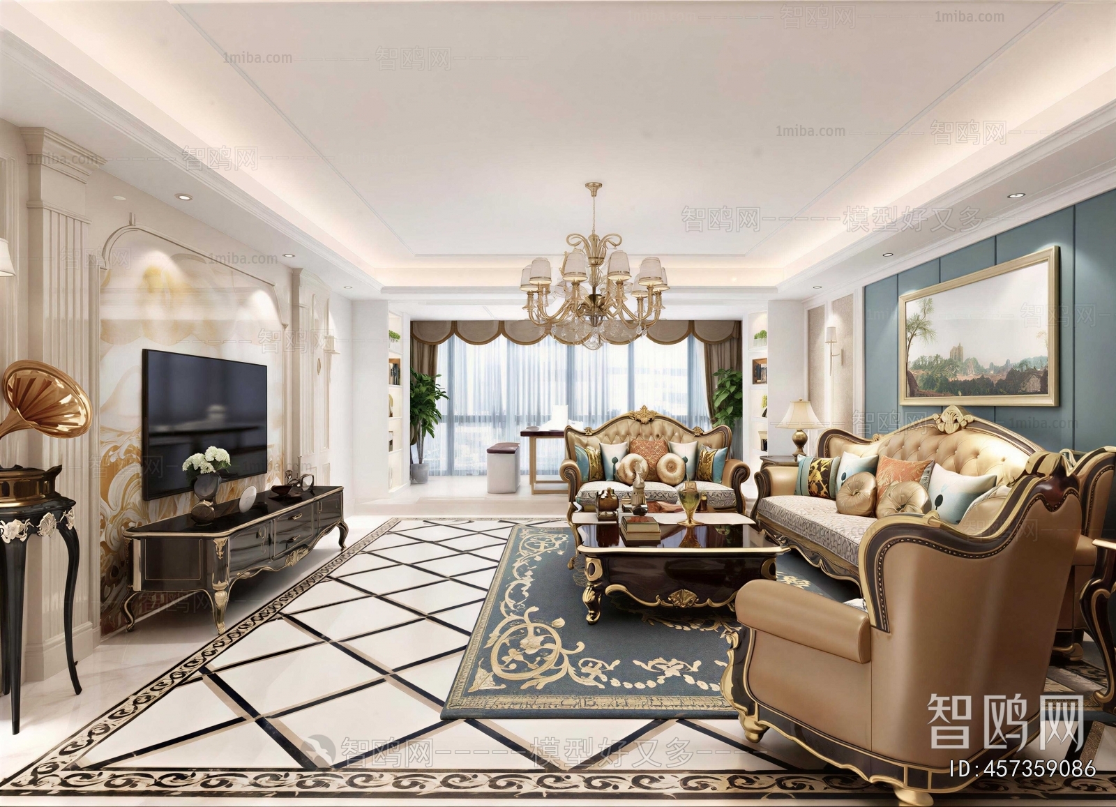 European Style A Living Room