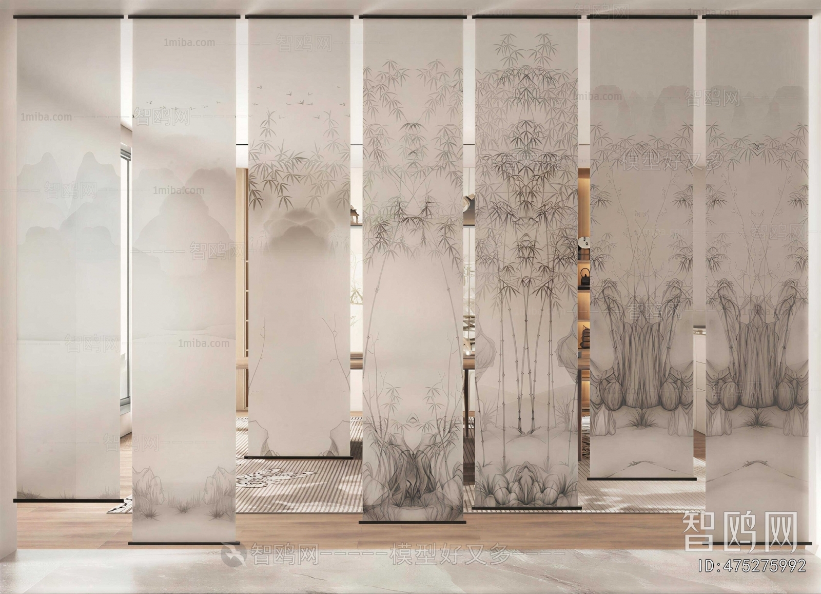 New Chinese Style Door Curtain