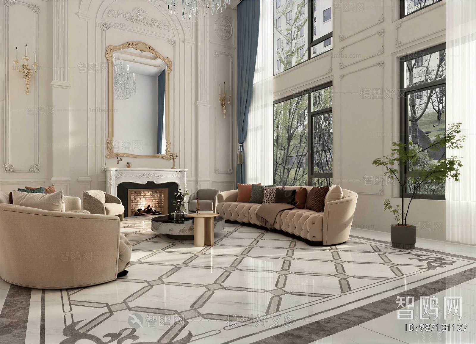 European Style A Living Room