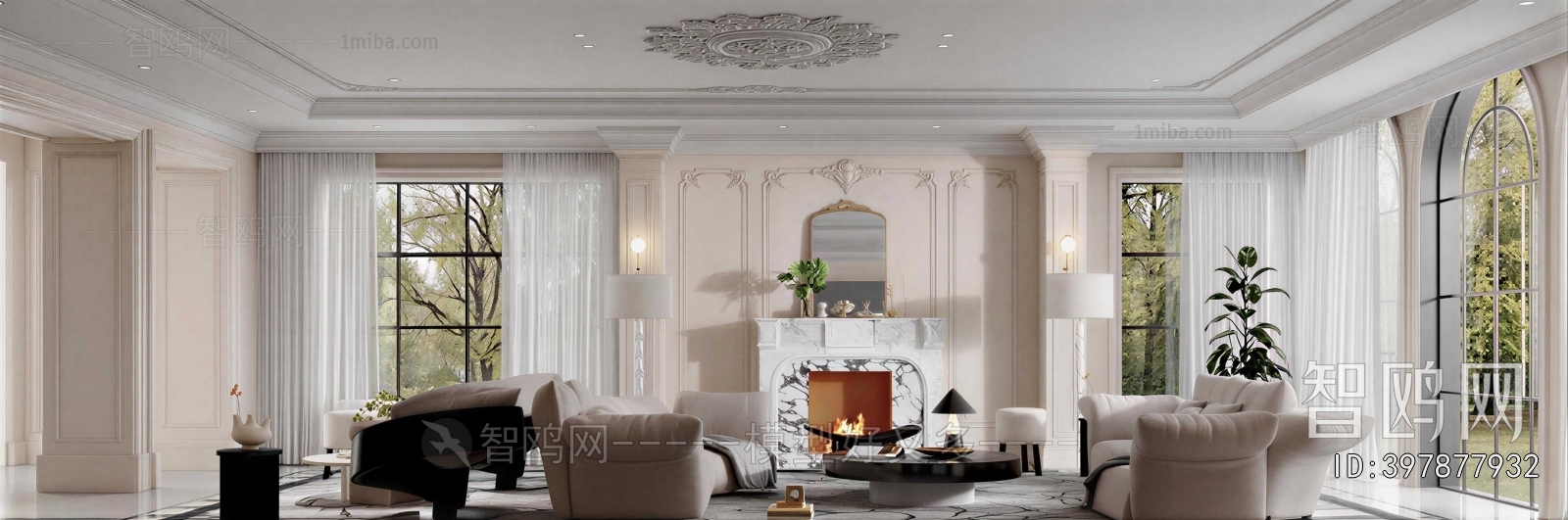 French Style A Living Room