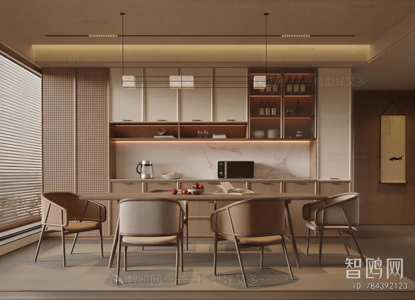 New Chinese Style Dining Room
