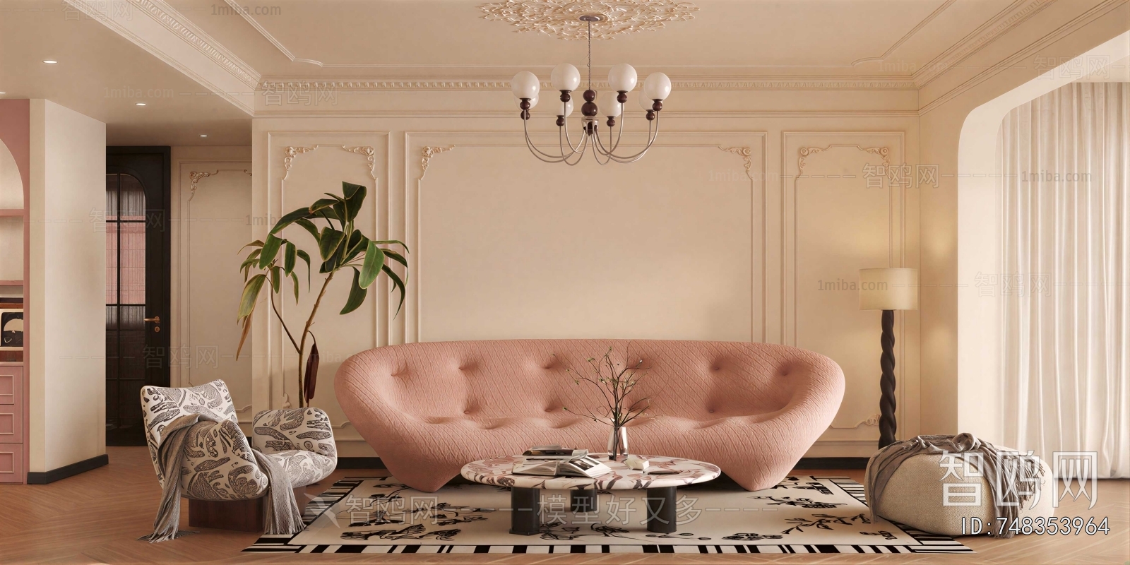 French Style A Living Room