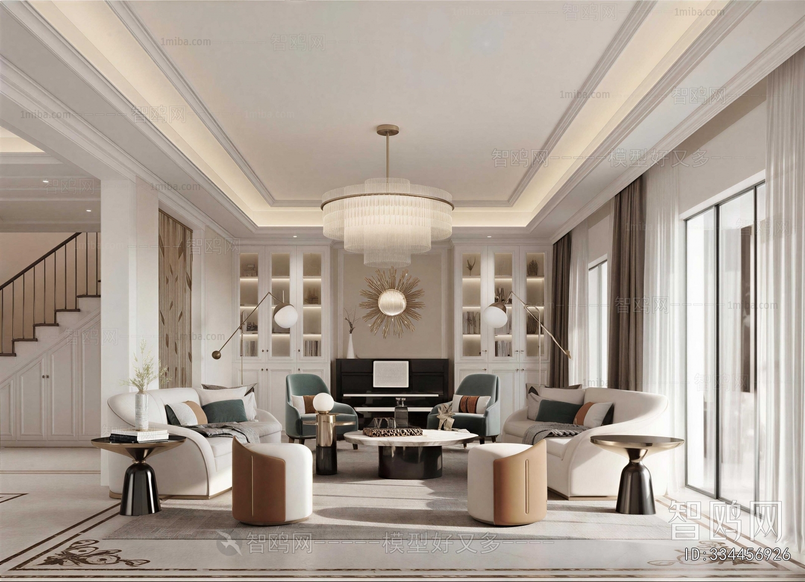 American Style A Living Room
