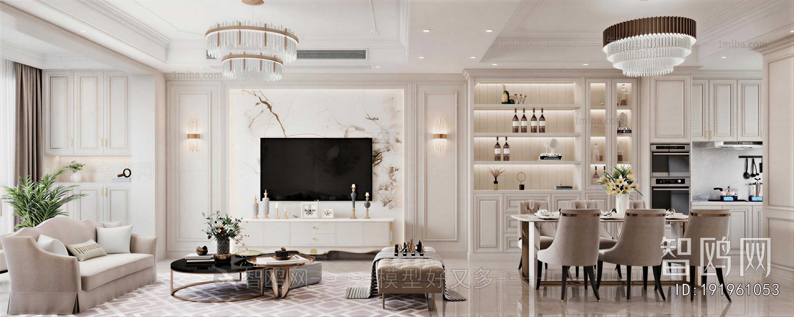 American Style A Living Room