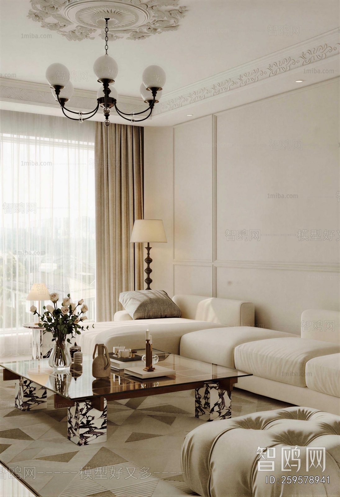 French Style A Living Room