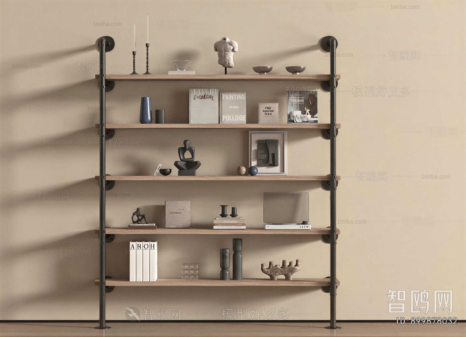 Industrial Style Bookshelf