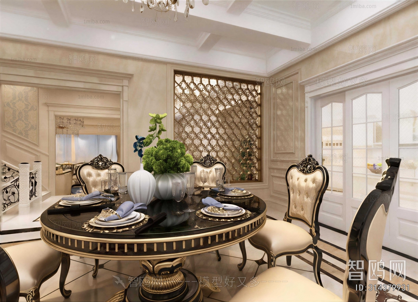 New Classical Style Dining Room
