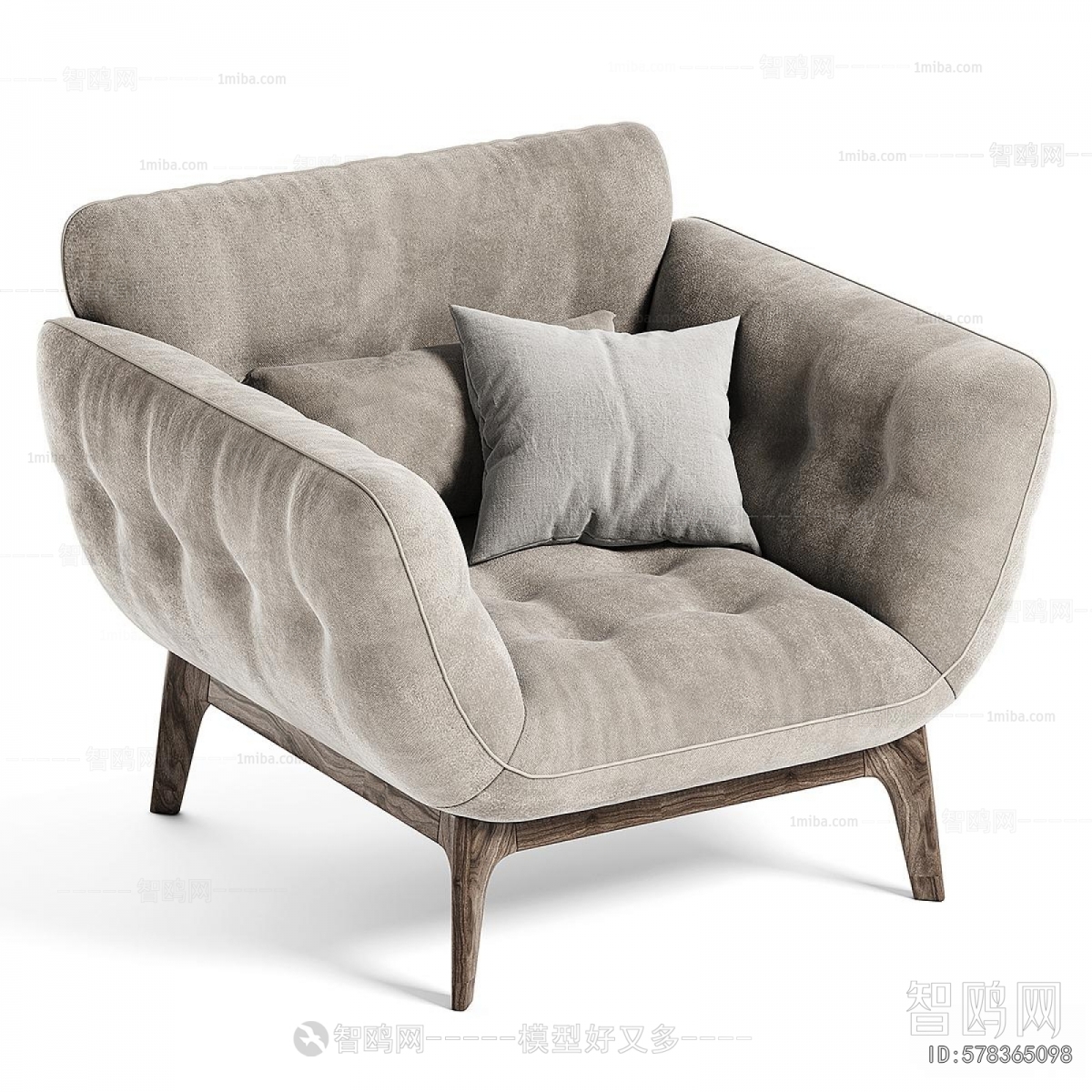 Nordic Style Single Sofa