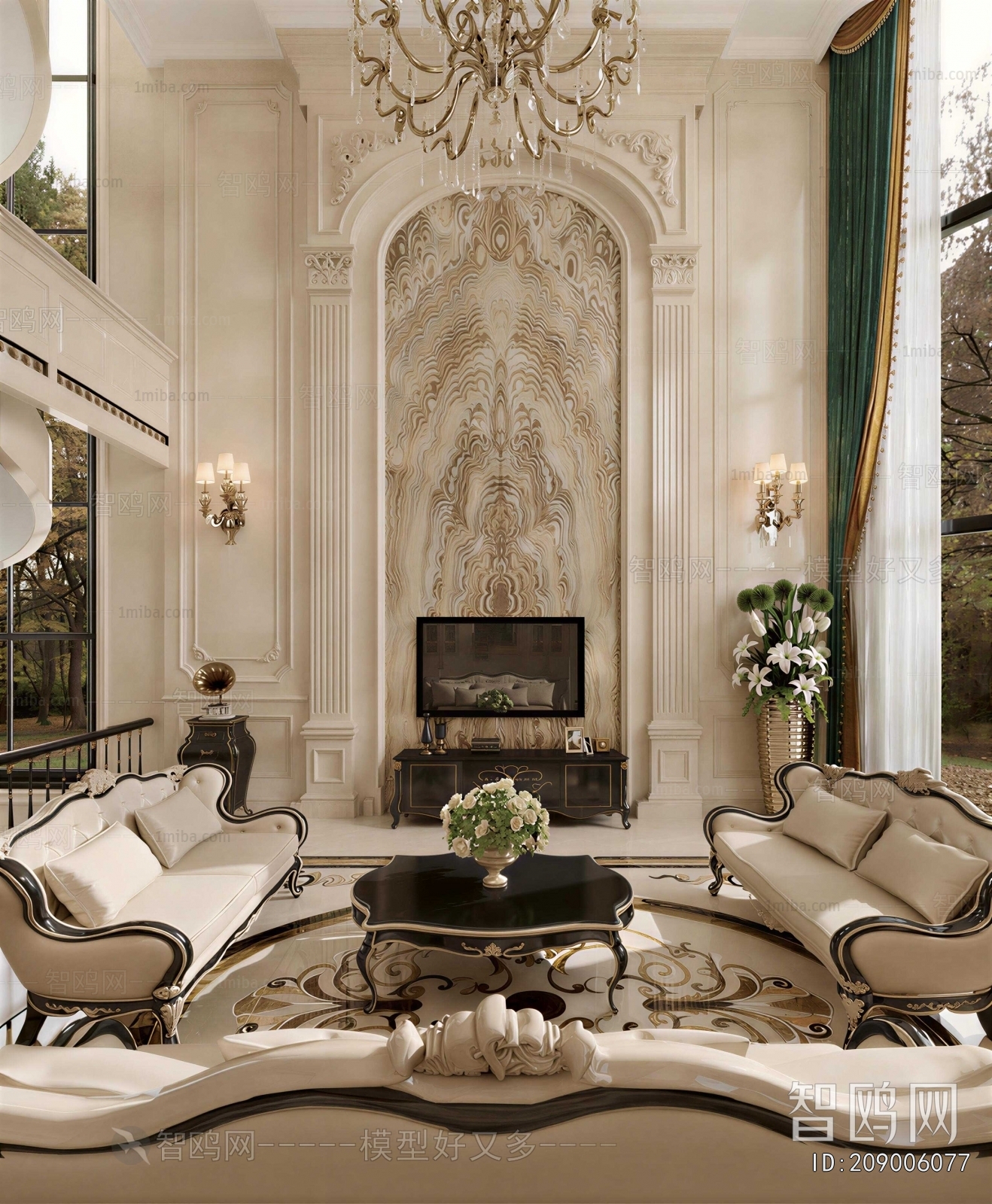 European Style A Living Room