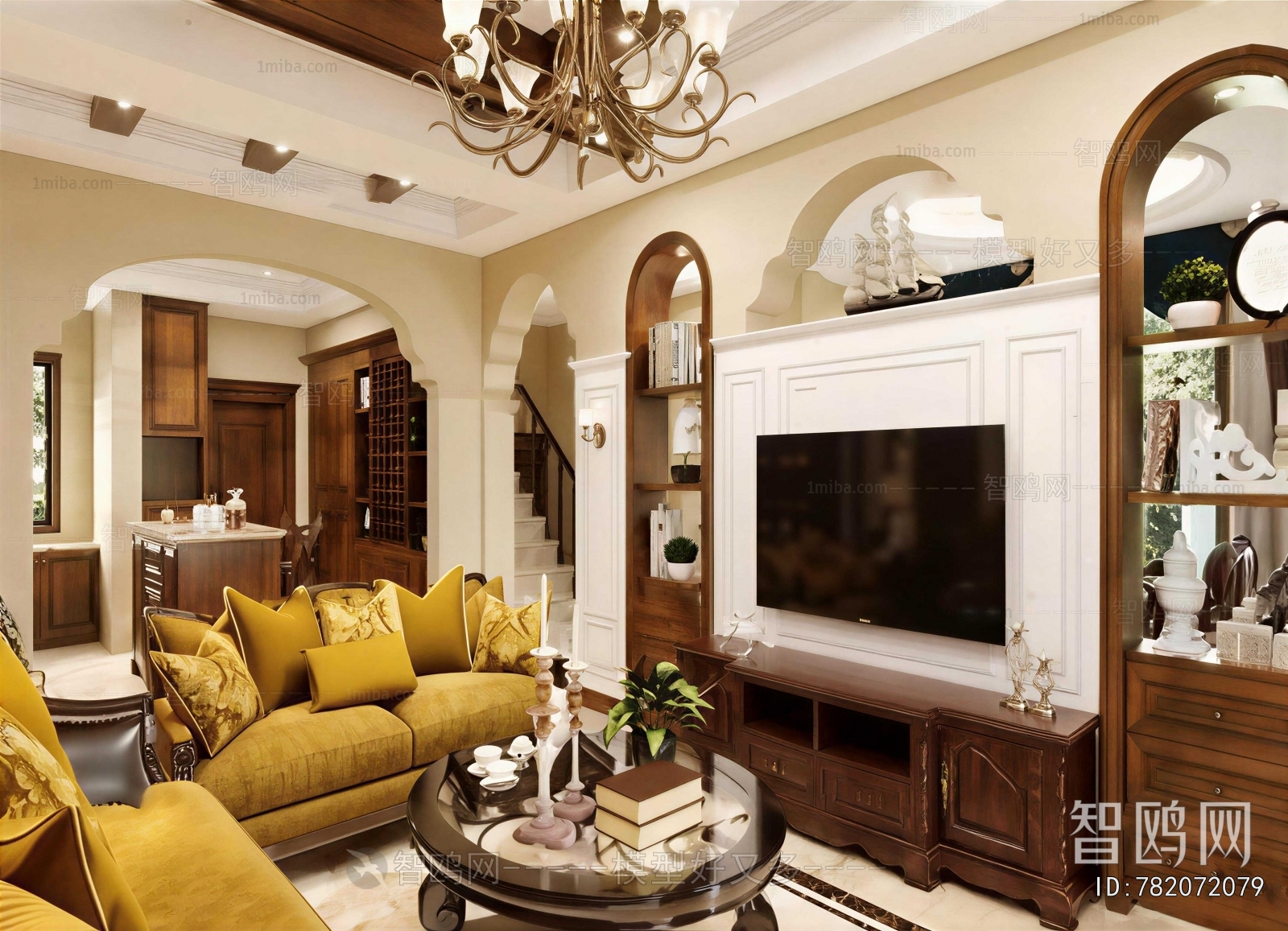 American Style A Living Room