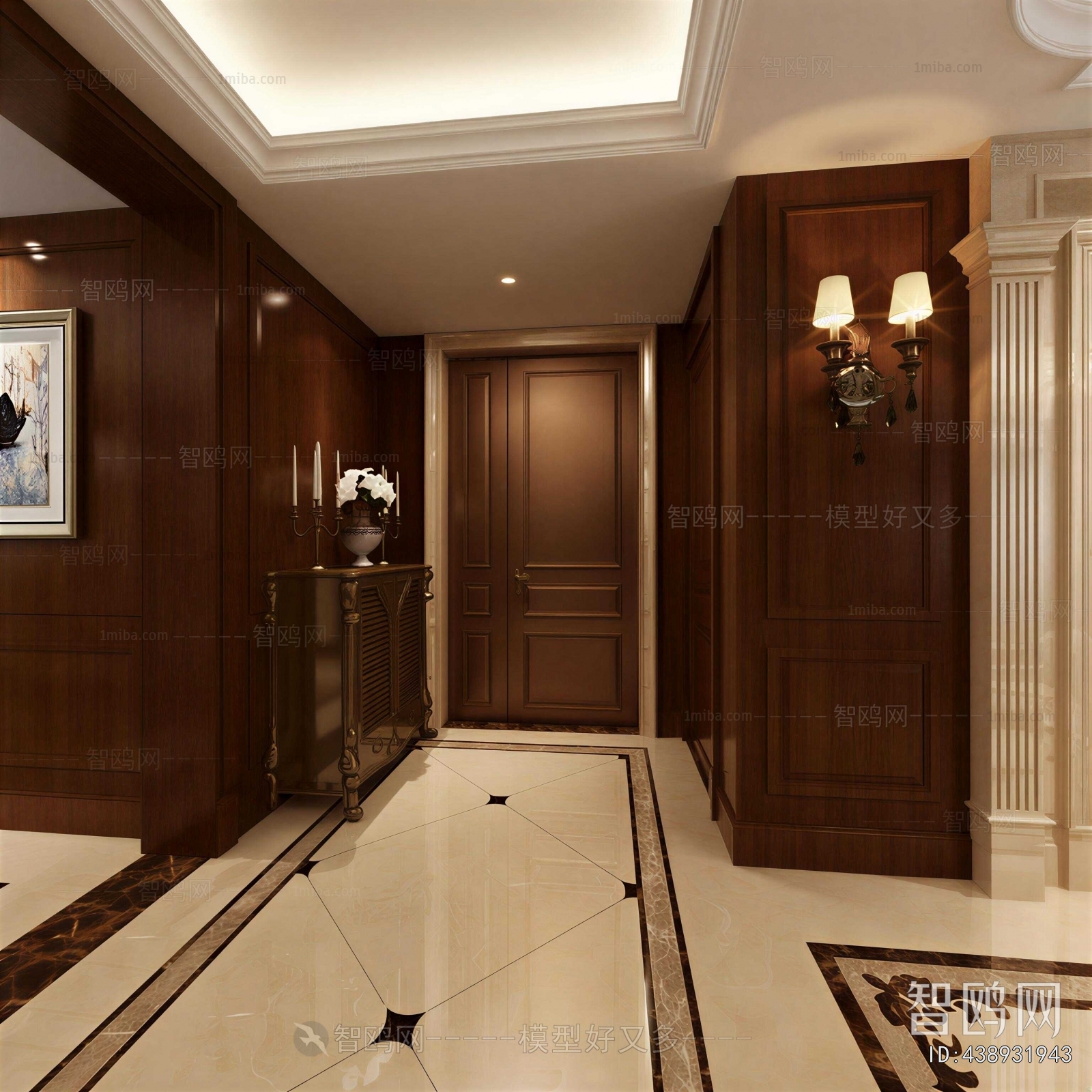 American Style Hallway