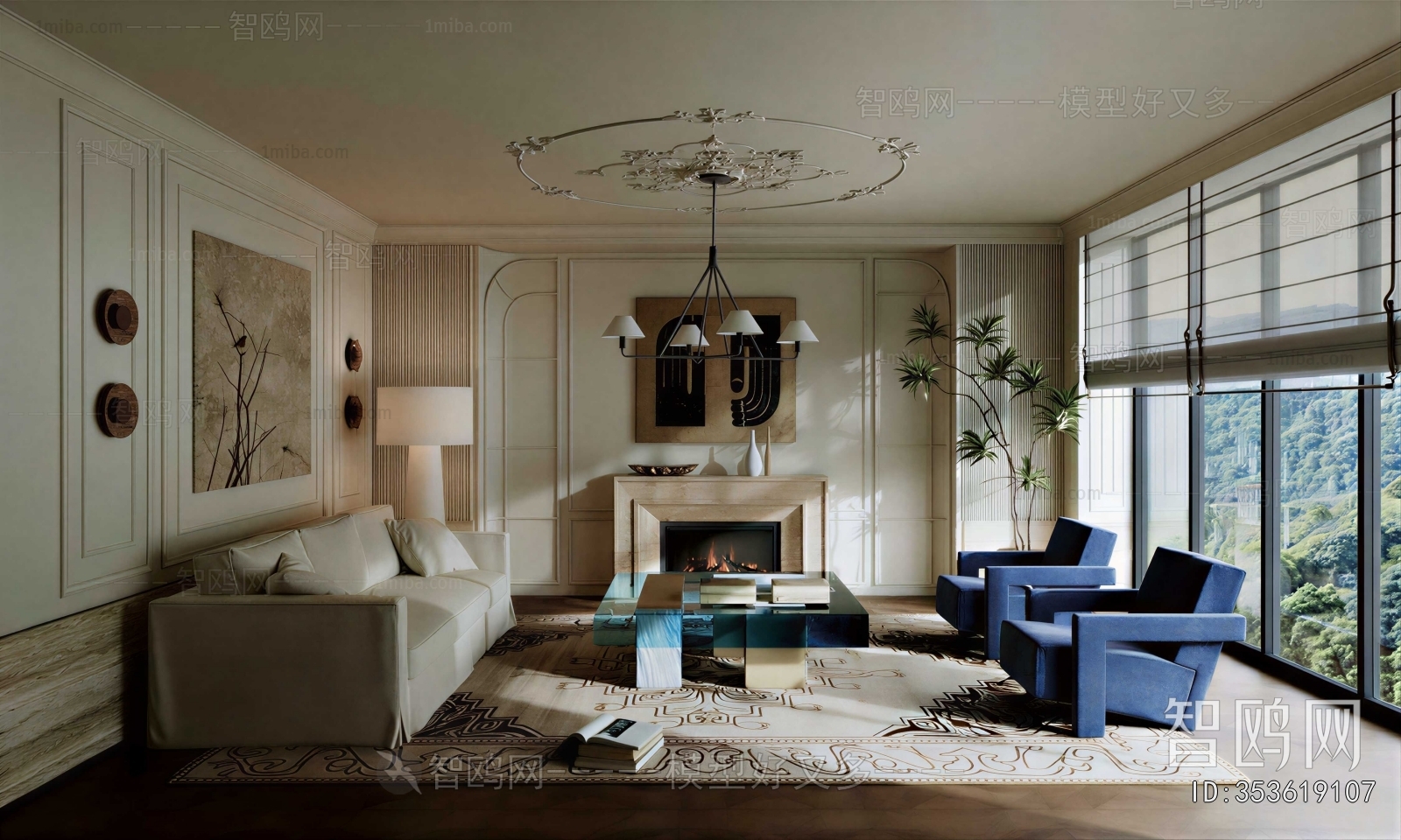 French Style A Living Room