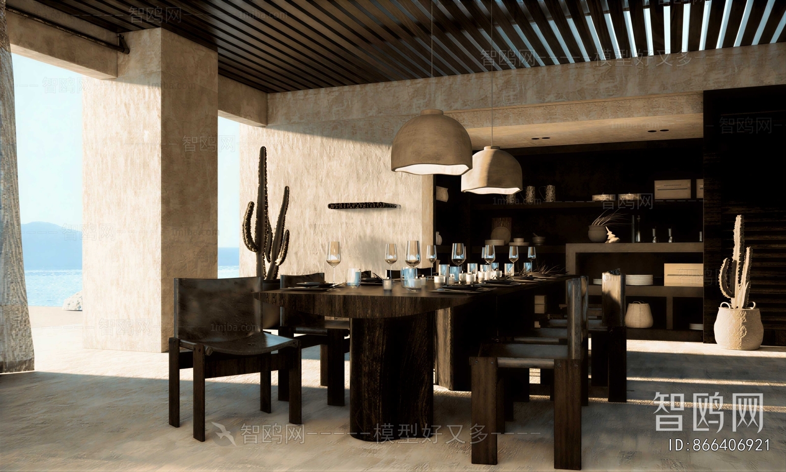 Wabi-sabi Style Restaurant