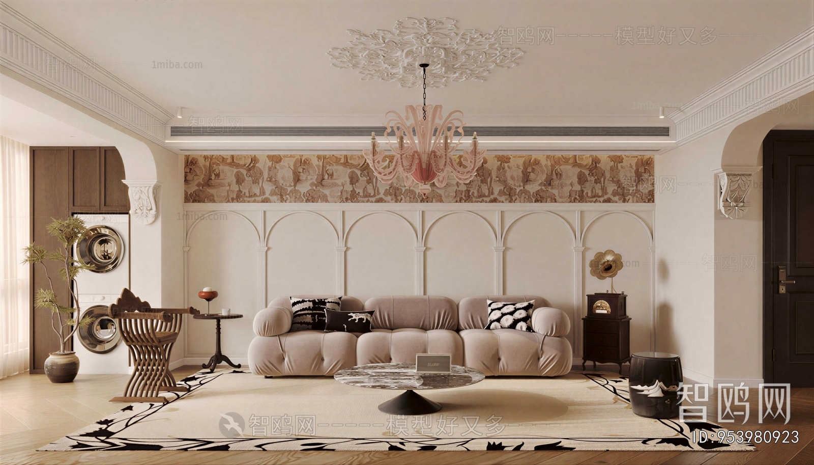 French Style A Living Room