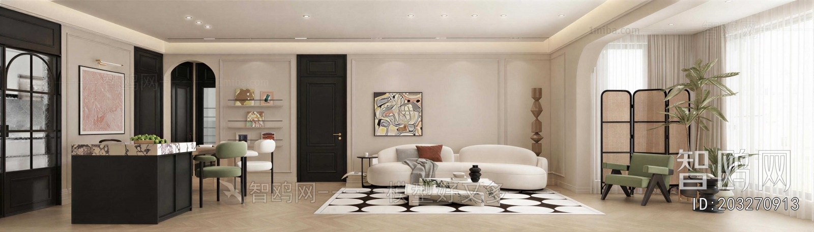 French Style A Living Room