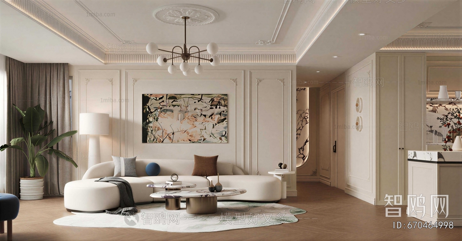 French Style A Living Room