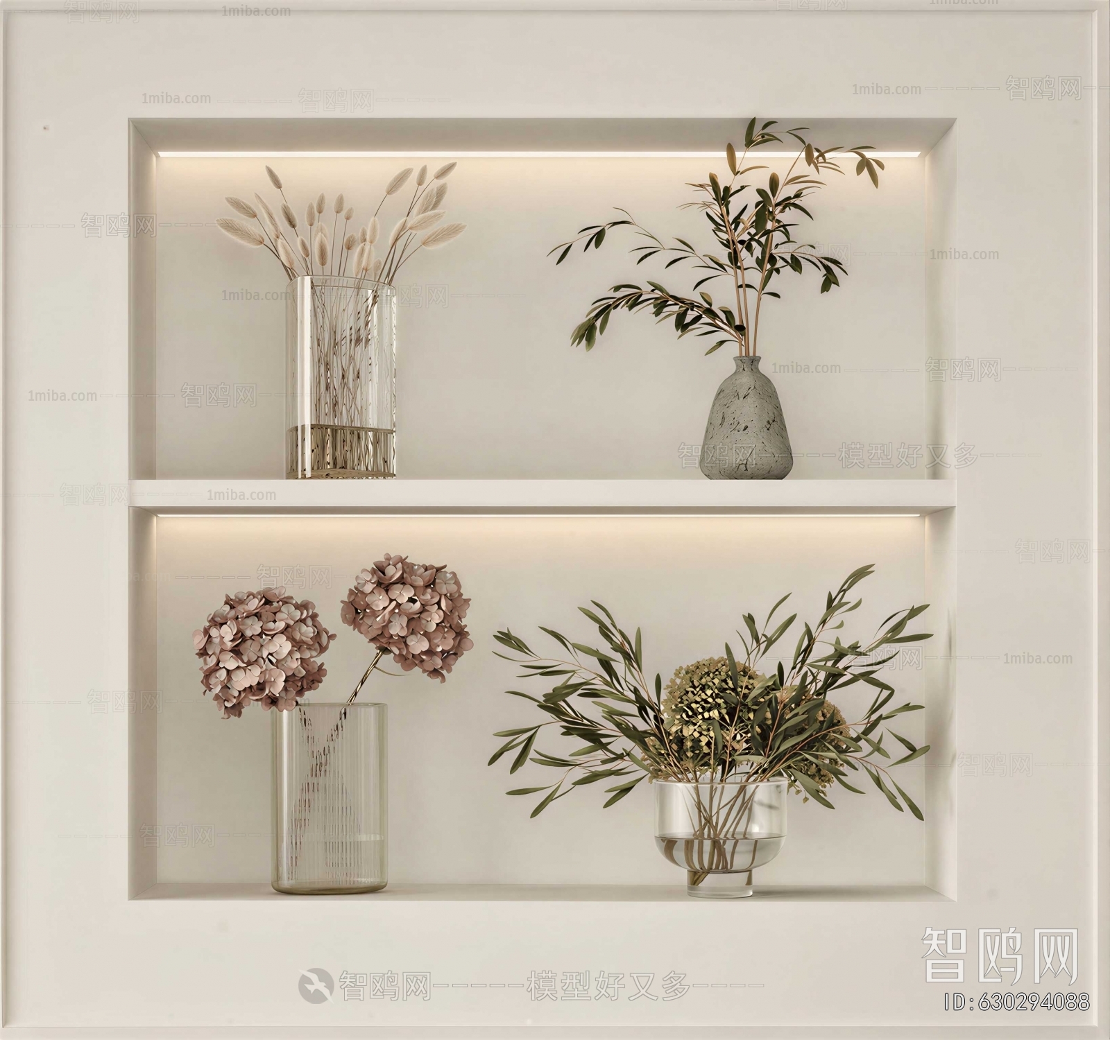 Modern Aquatic Green Plant