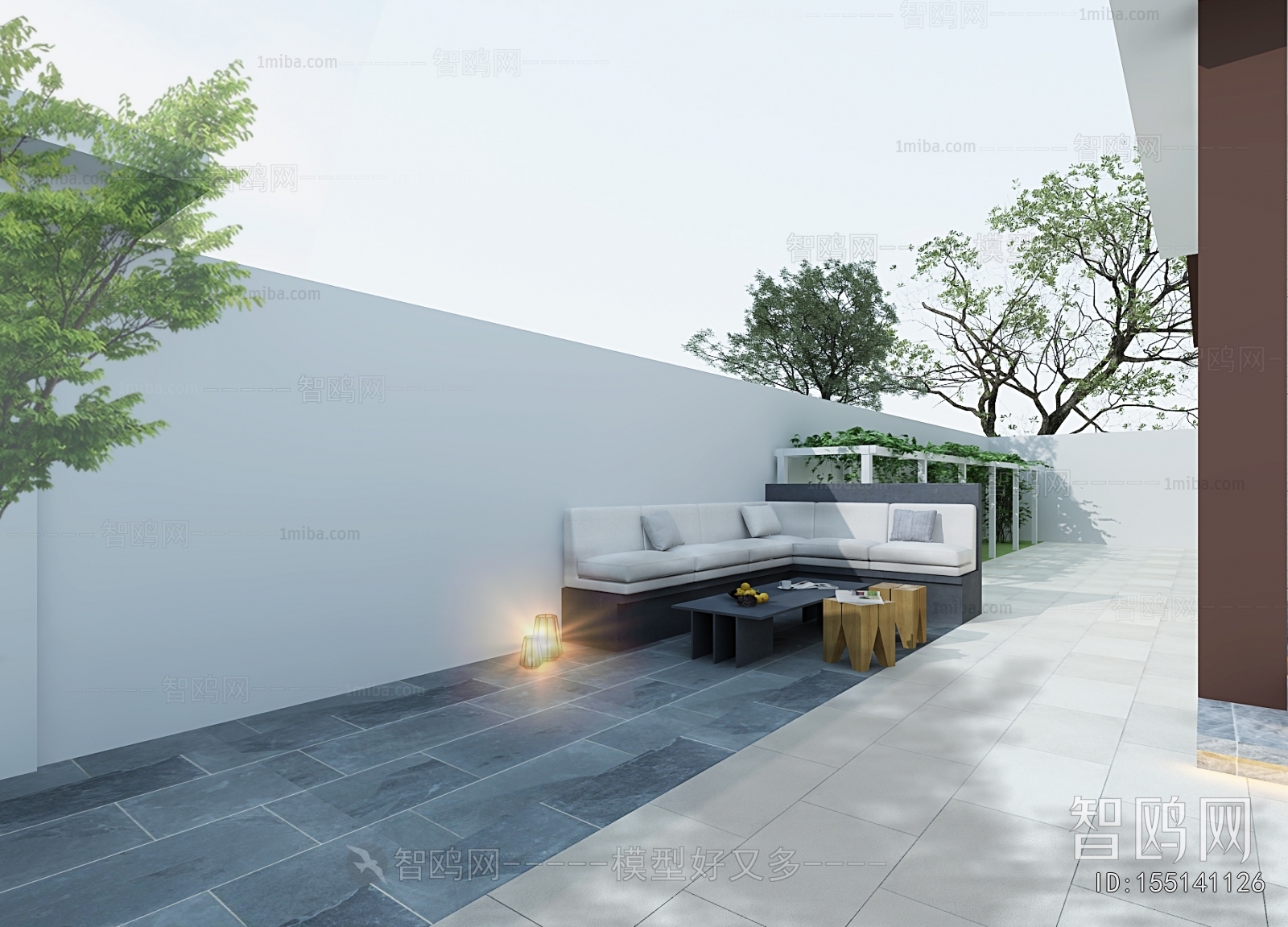 Modern Courtyard/landscape