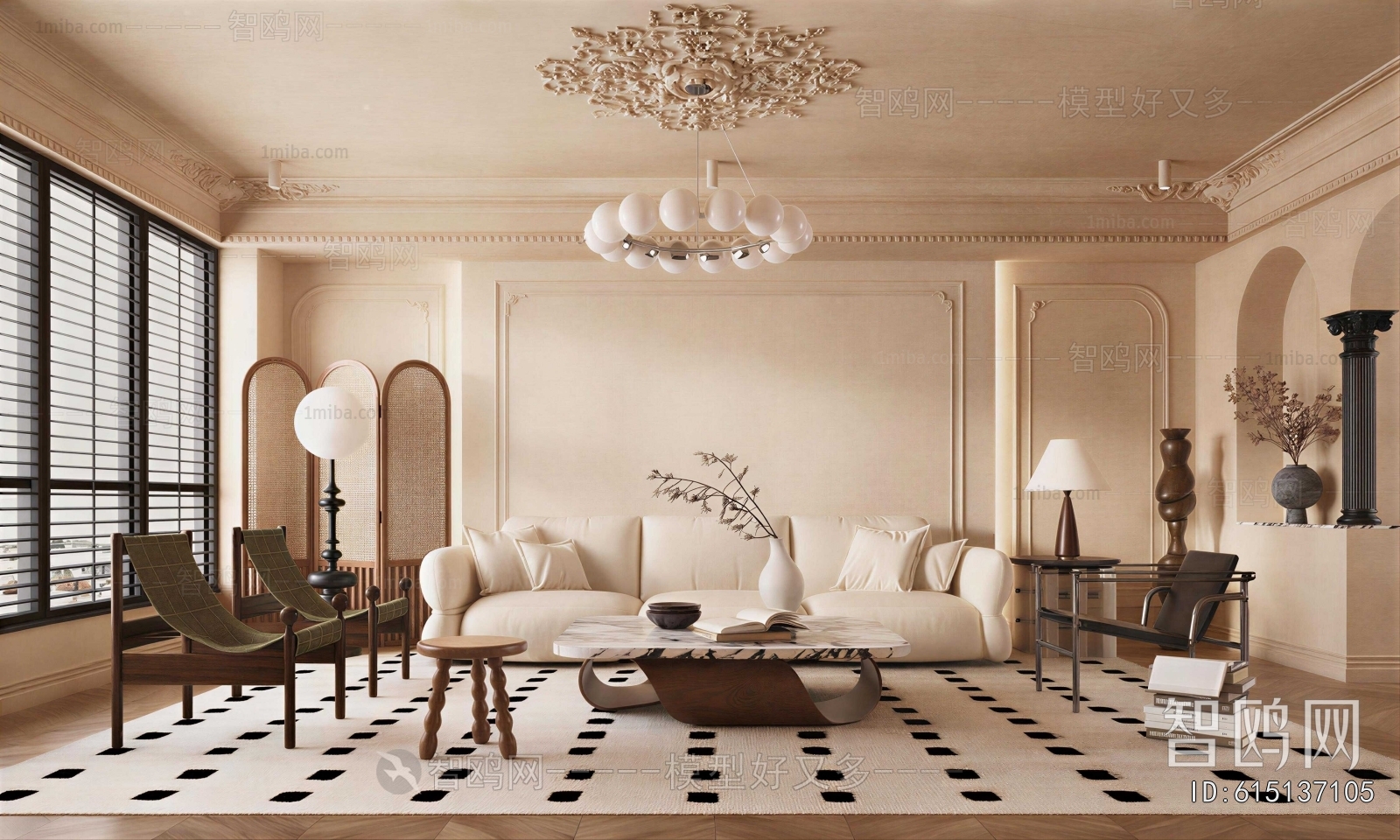 French Style A Living Room