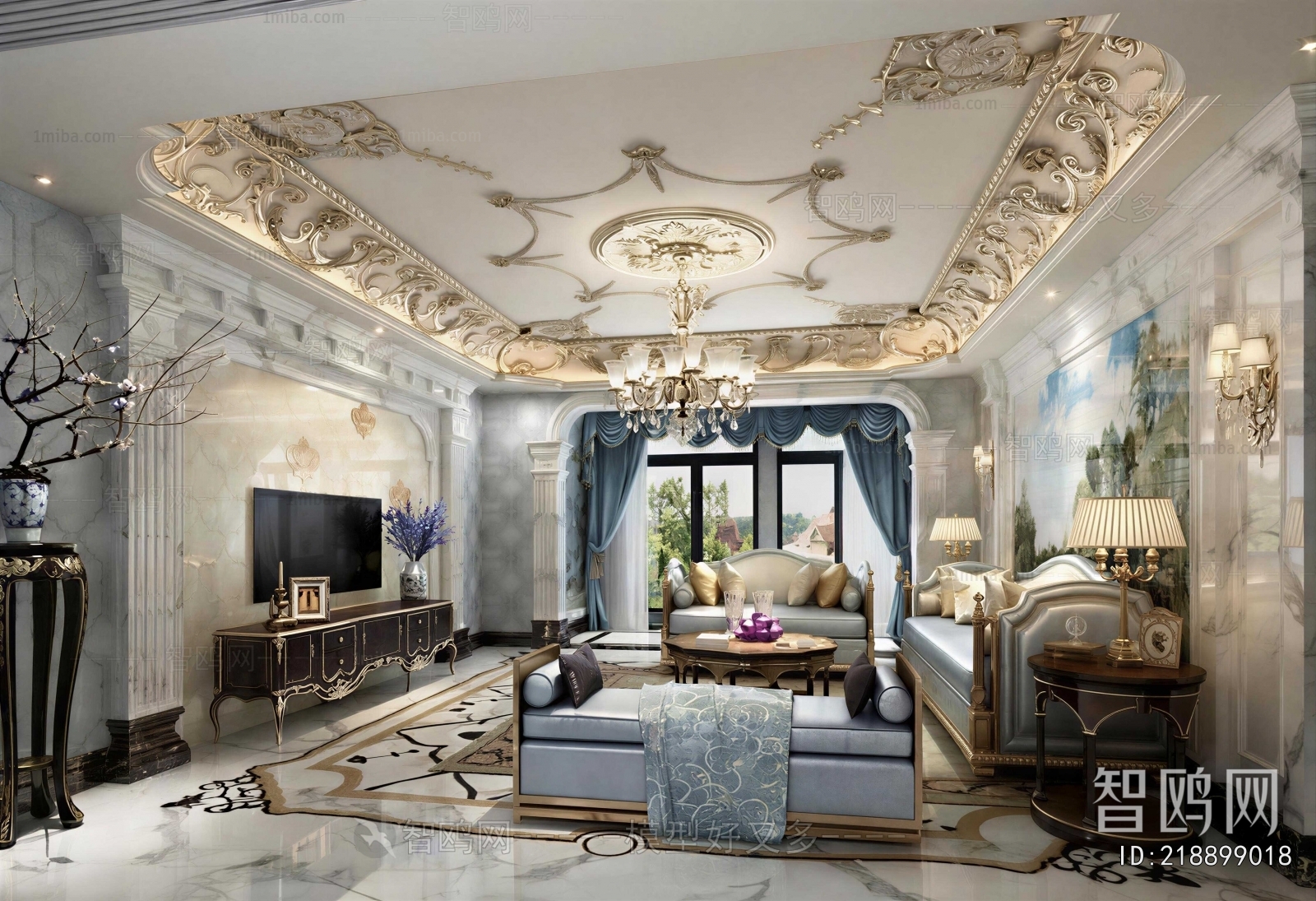 European Style A Living Room