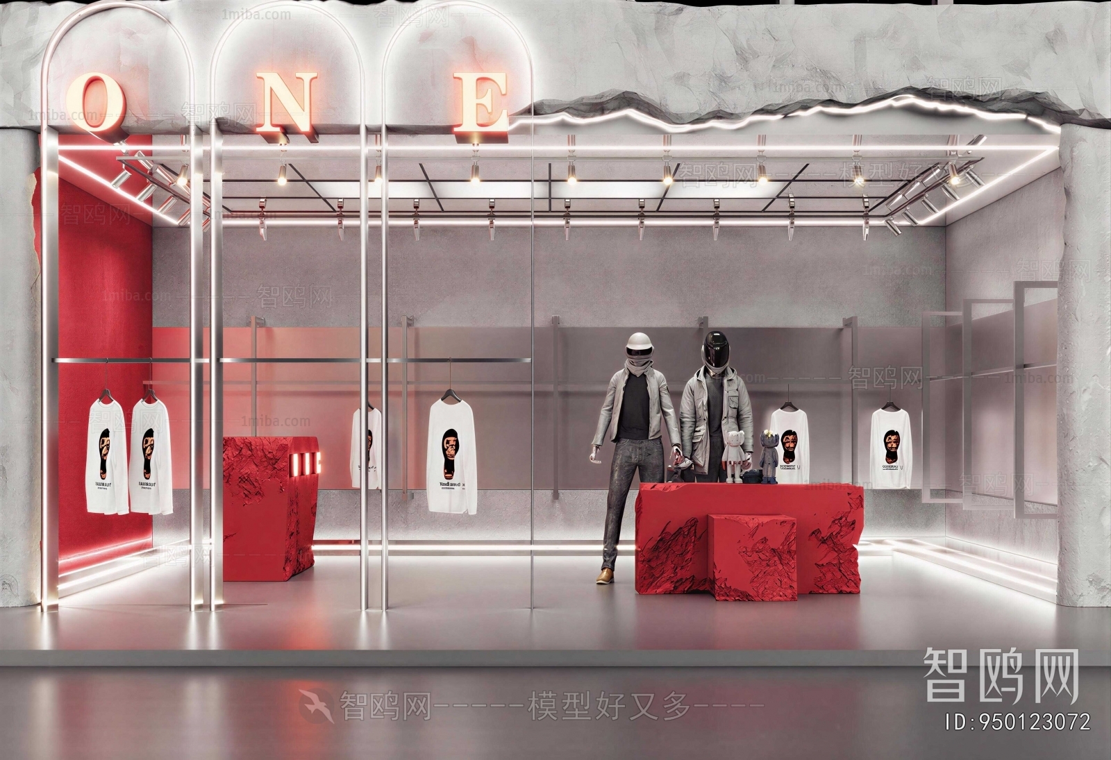 Industrial Style Clothing Store