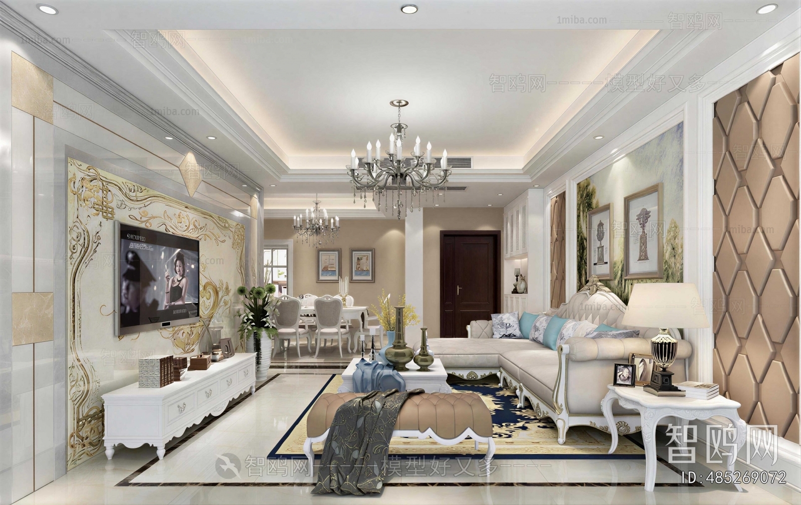 European Style A Living Room
