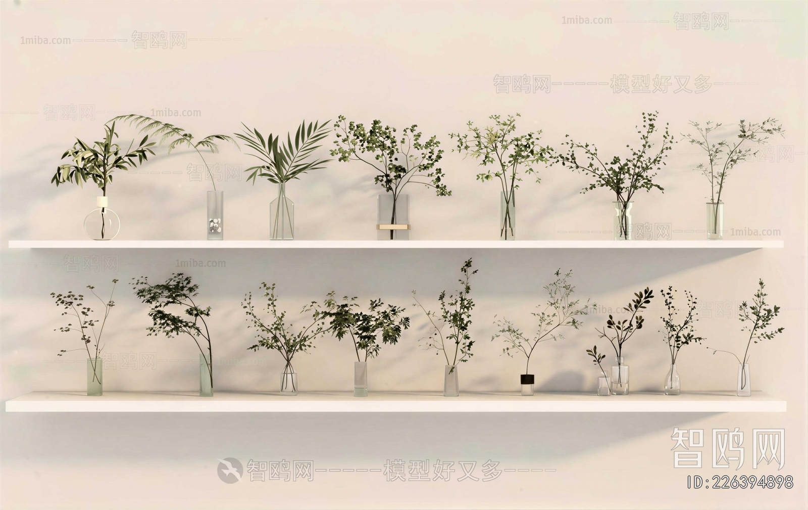 Modern Aquatic Green Plant