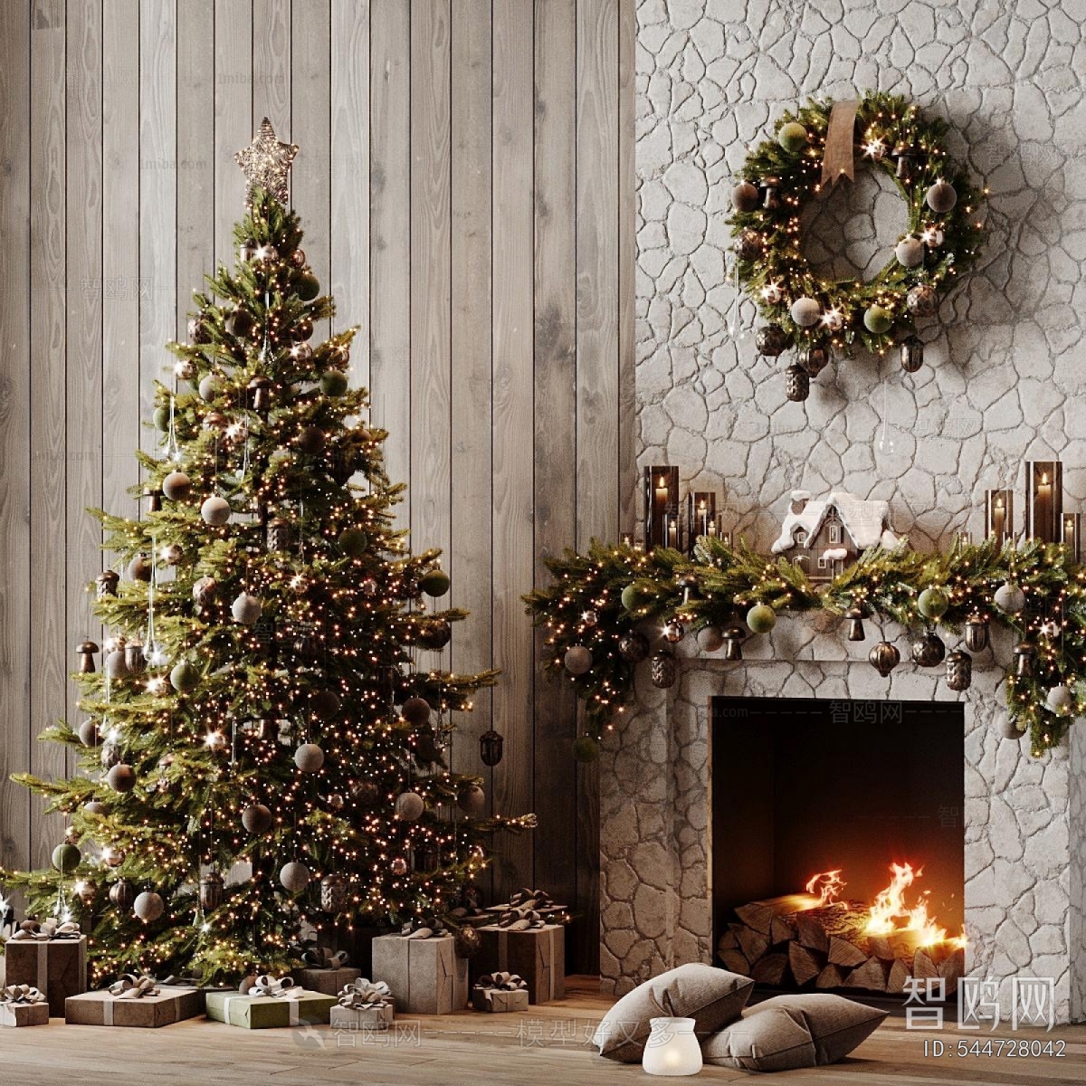French Style Fireplace