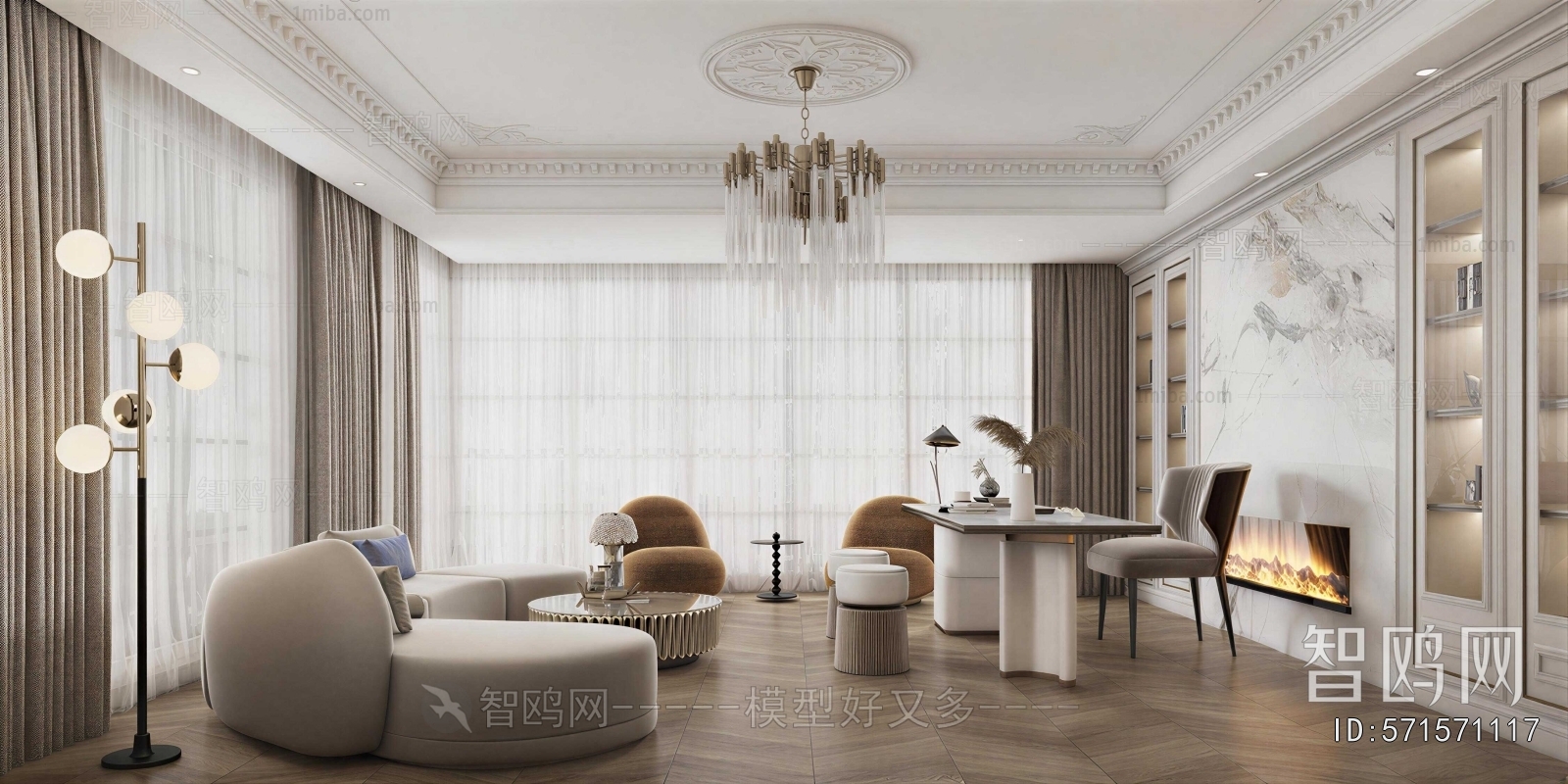French Style A Living Room