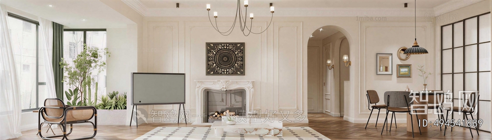 French Style A Living Room