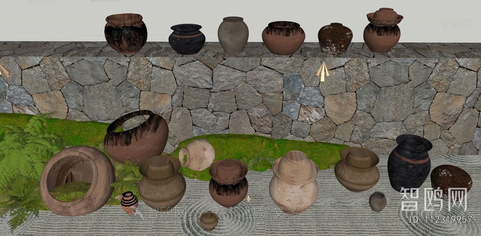 Wabi-sabi Style Garden
