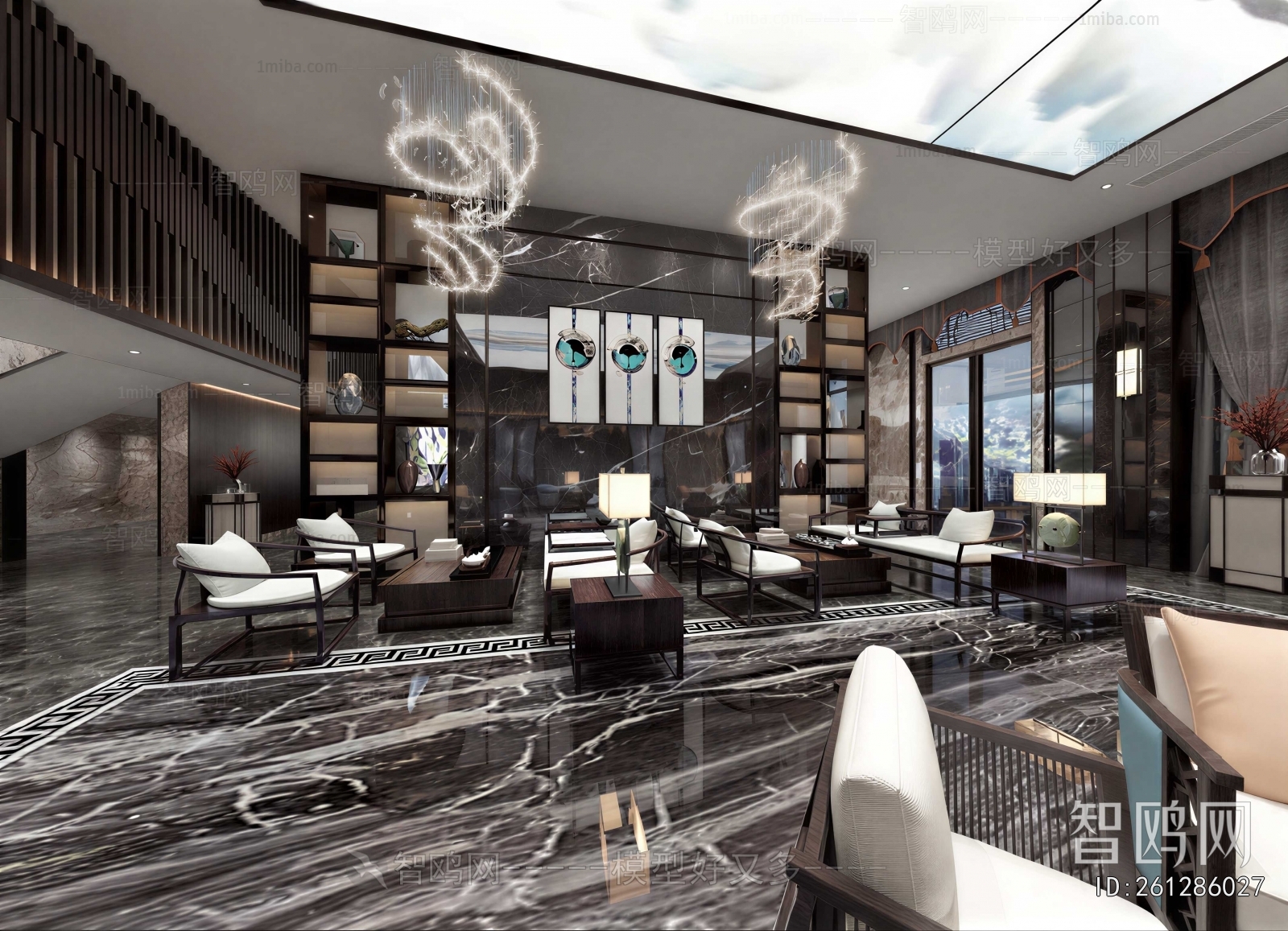 New Chinese Style Lobby Hall