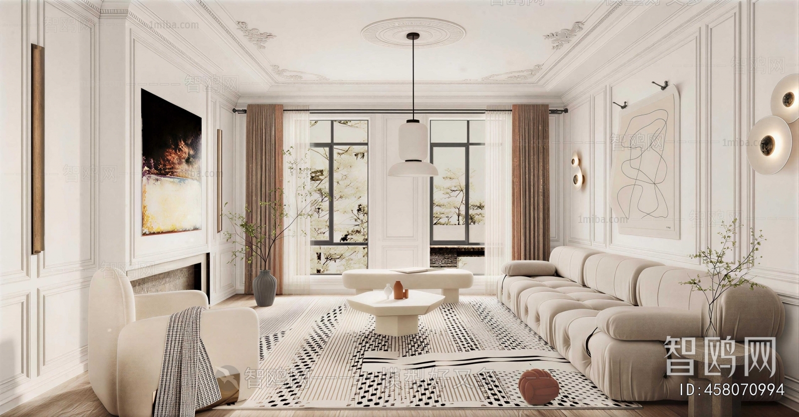 French Style A Living Room