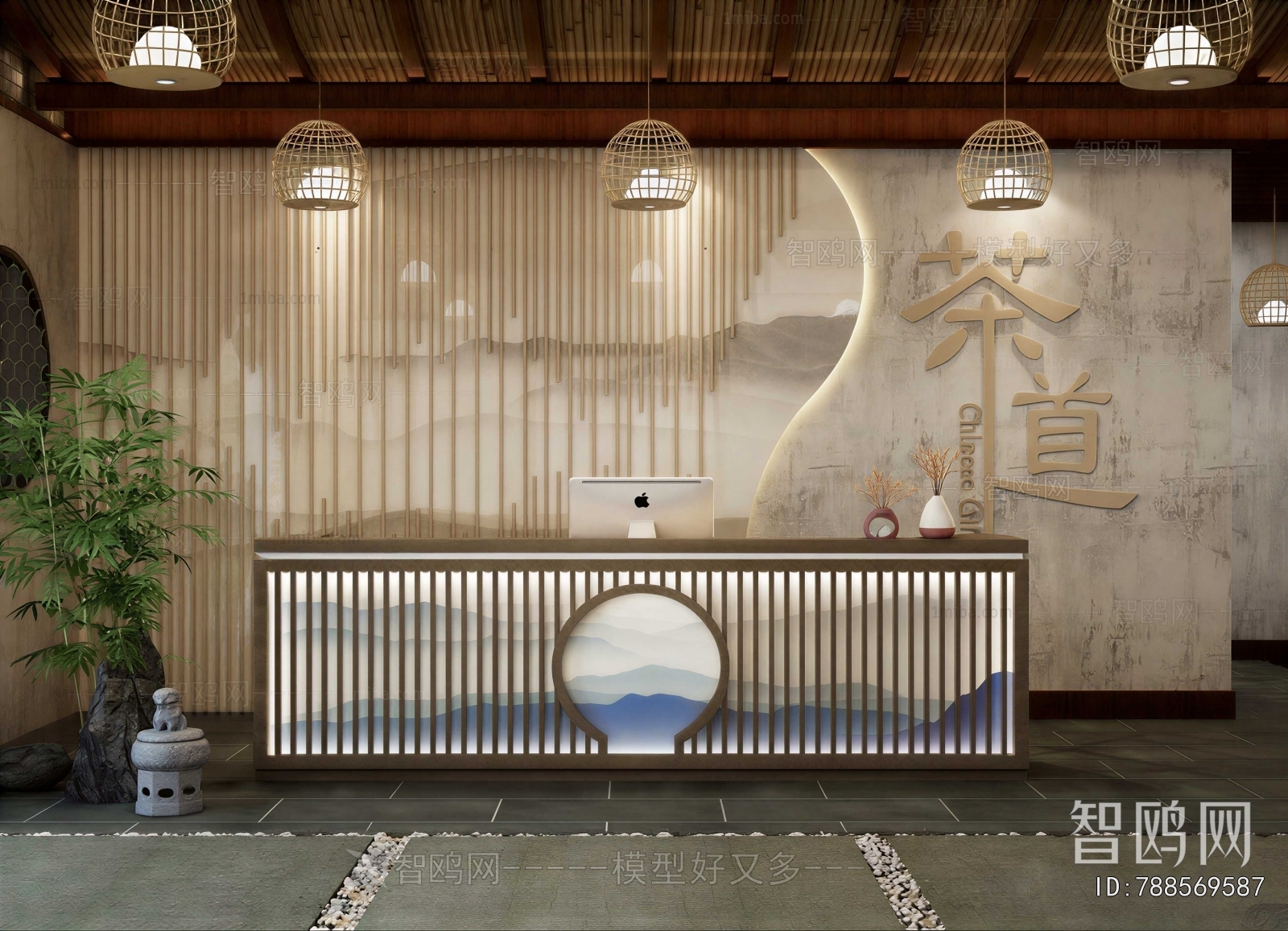 New Chinese Style Teahouse Tea House