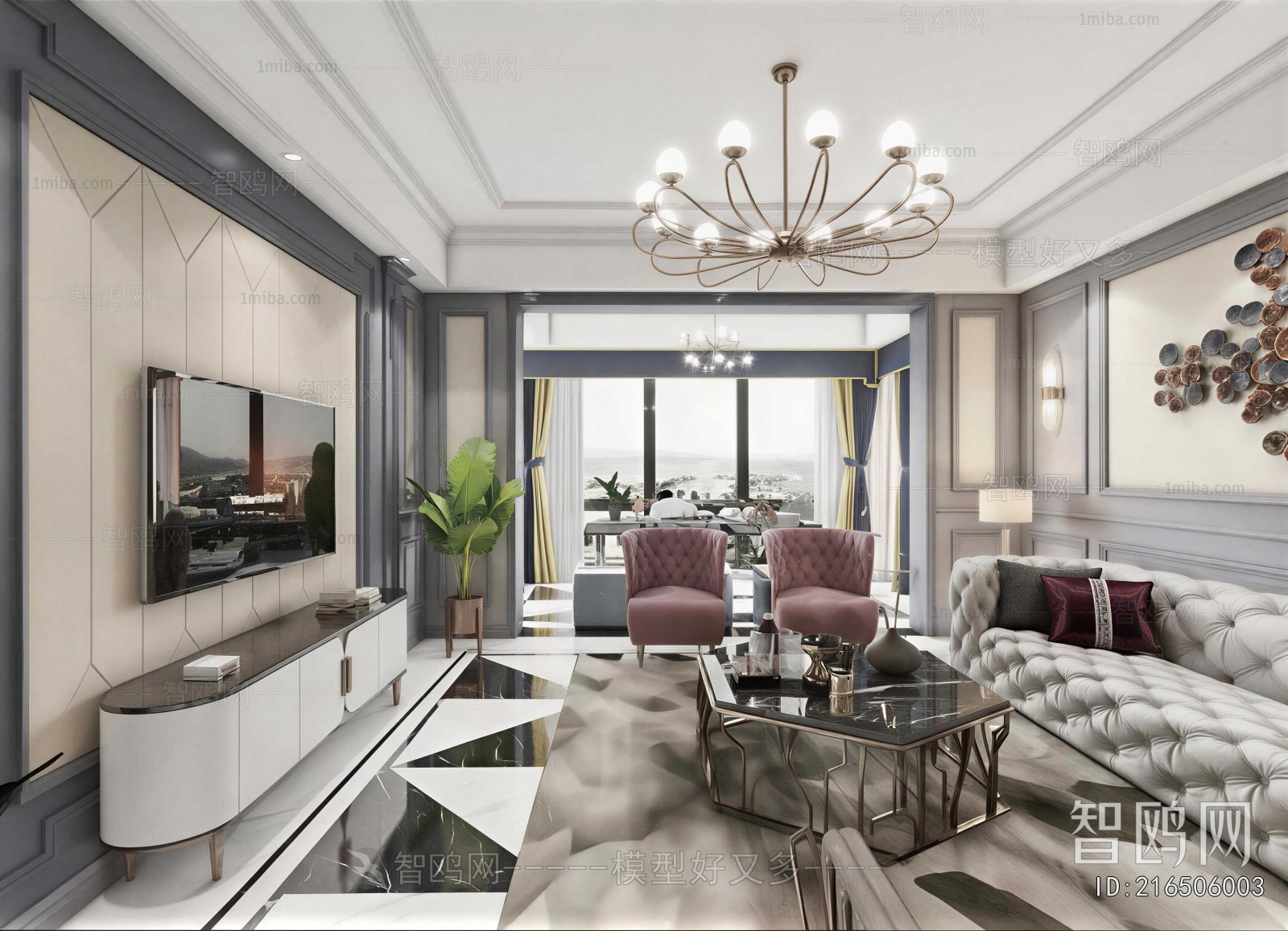 European Style A Living Room