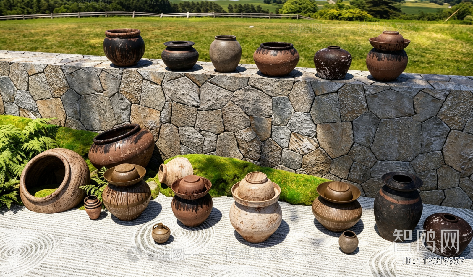Wabi-sabi Style Garden