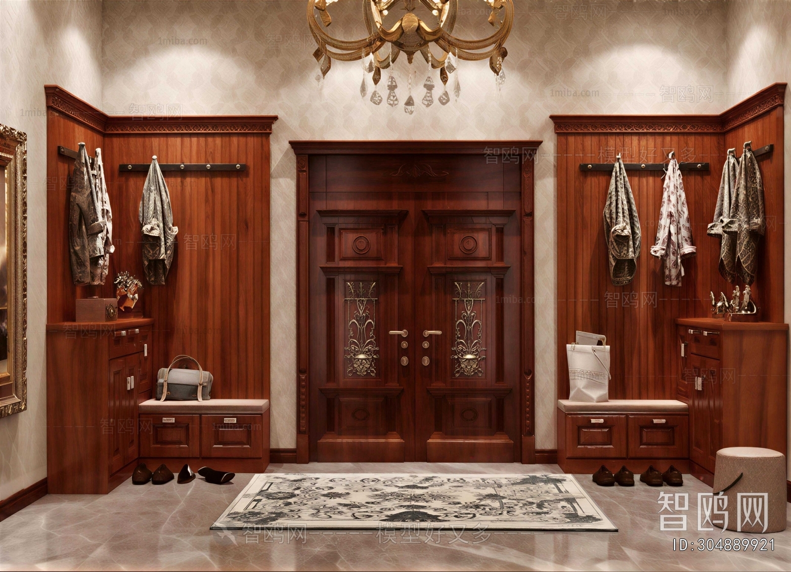 American Style Hallway