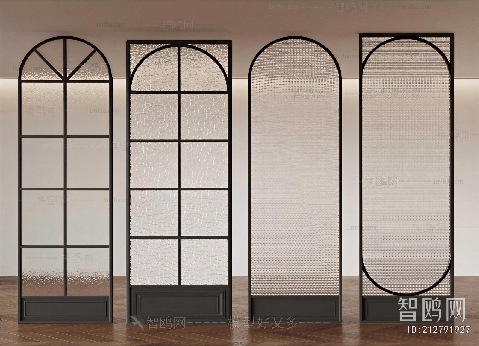 French Style Glass Screen Partition