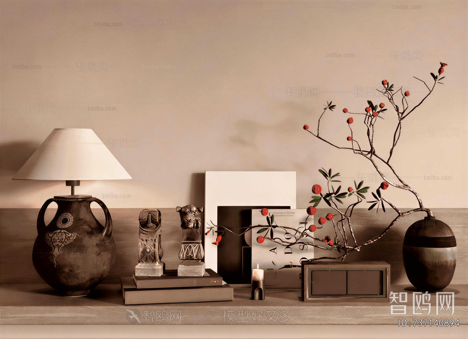 Wabi-sabi Style Decorative Set
